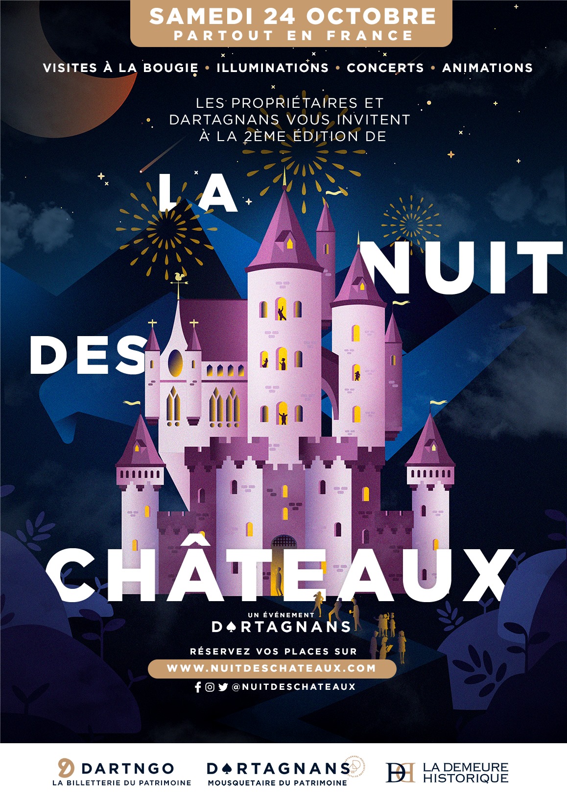 La Nuit des Châteaux 2ème édition La Demeure Historique
