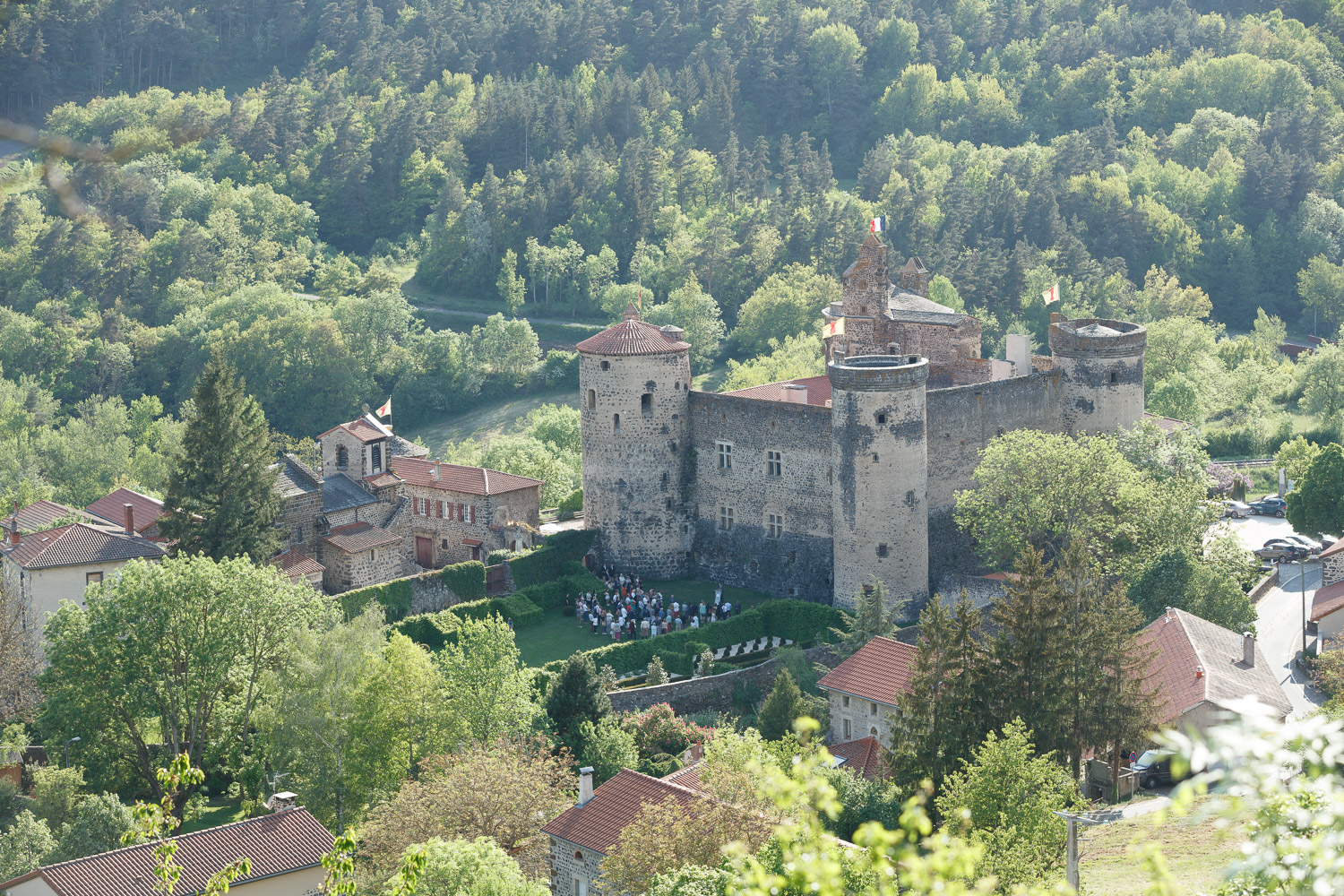 Visiter le Château de Saint-Vidal avec le Passeport des Demeures Historiques